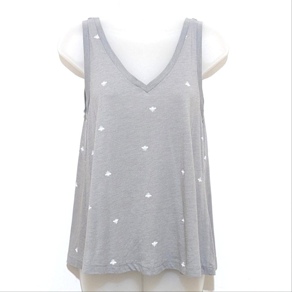 Xhilaration | Tank Top | V Neck | Soft | Casual | Flowy | Bumble Bee Print | Y2K - Picture 8 of 8